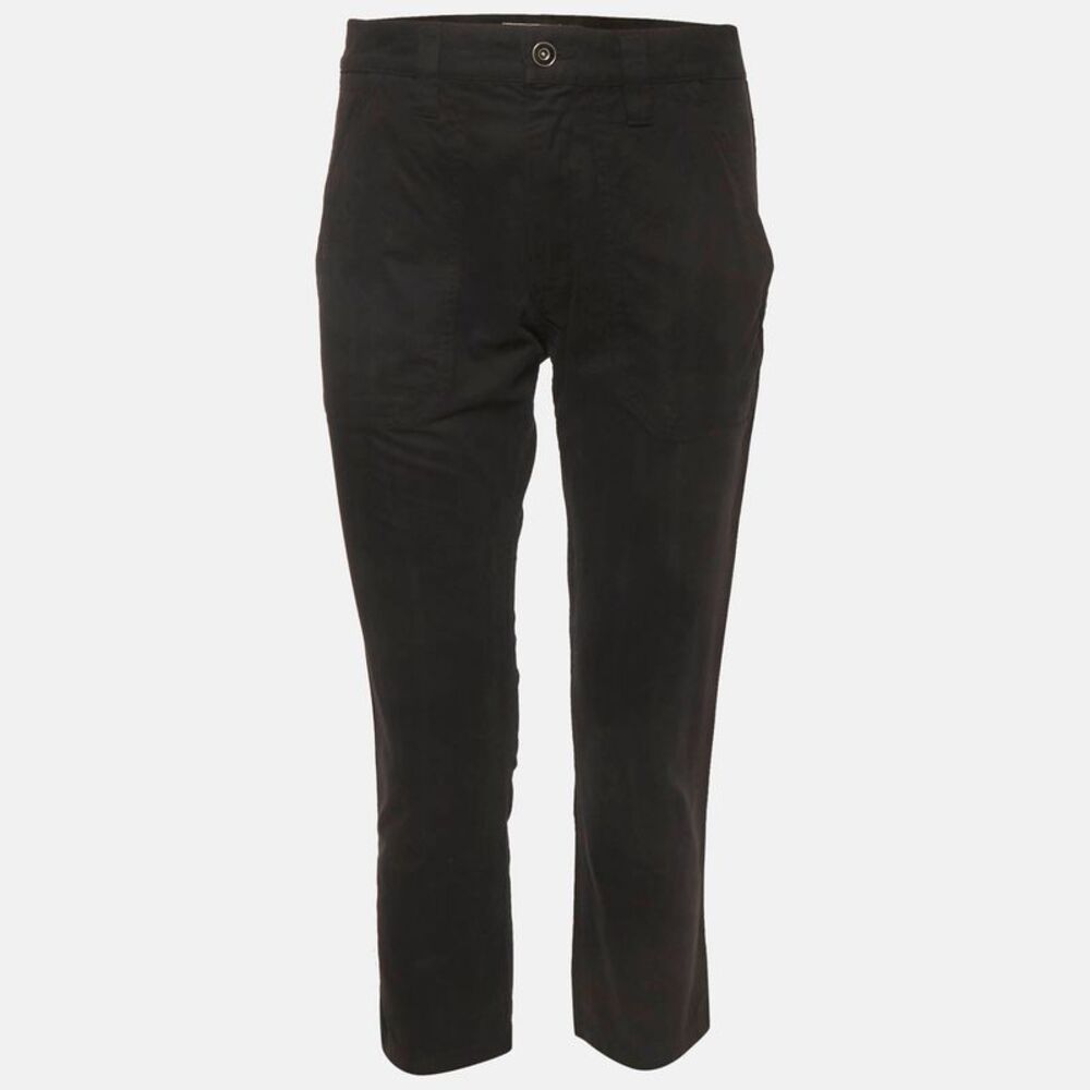 Isabel Marant Etoile Black Cotton Capri Trousers S